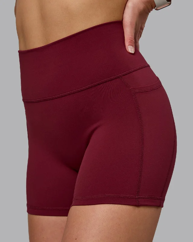 Fusion X-Length Shorts with Pockets - Cordovan