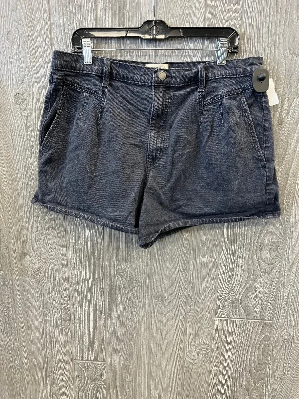 Shorts By Universal Thread In Black Denim, Size: 16