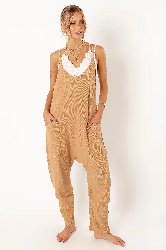 Kenny Jumpsuit - Tan