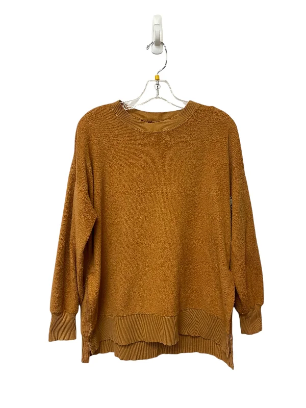 Sweatshirt Crewneck By Aerie In Orange, Size: Xs