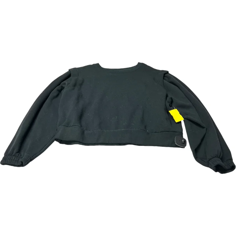 Sweatshirt Crewneck By Calia In Black, Size: Xxl