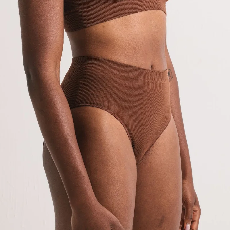 High Waist Brief - Recycled Seamfree - Nude 5