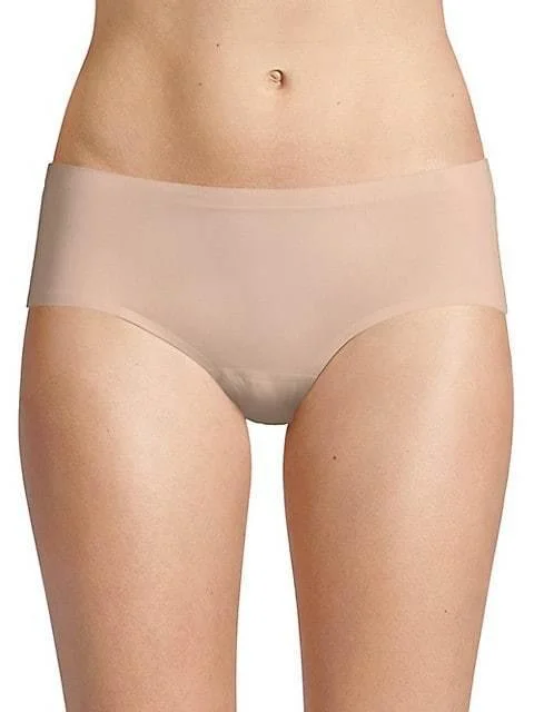 Luxe Stretch  Seamless Laser Cut Hipster One Size Panty - Sahara Beige