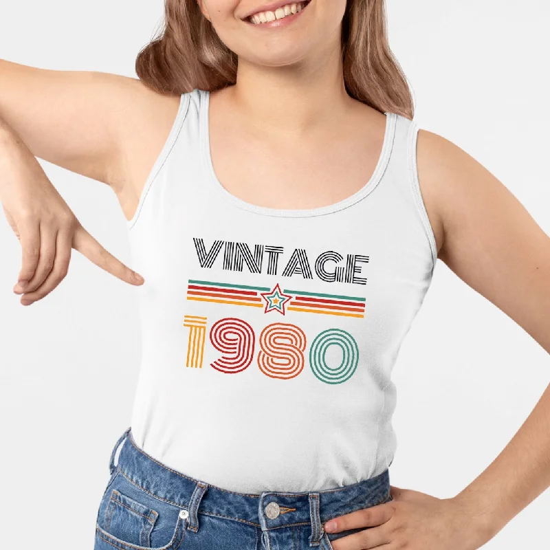 Débardeur Femme Vintage année 1980