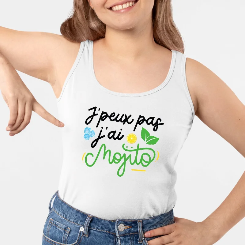 Débardeur Femme J'peux pas j'ai mojito