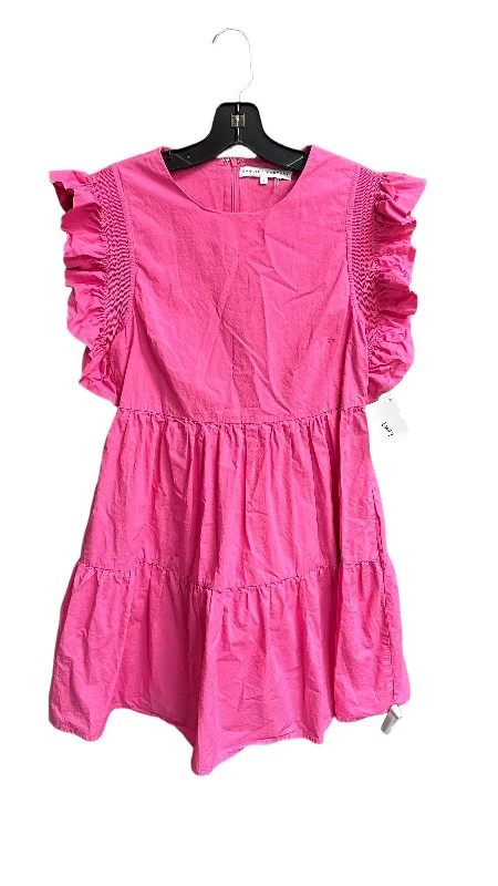 Dress Casual Short By English Factory In Pink, Size: S