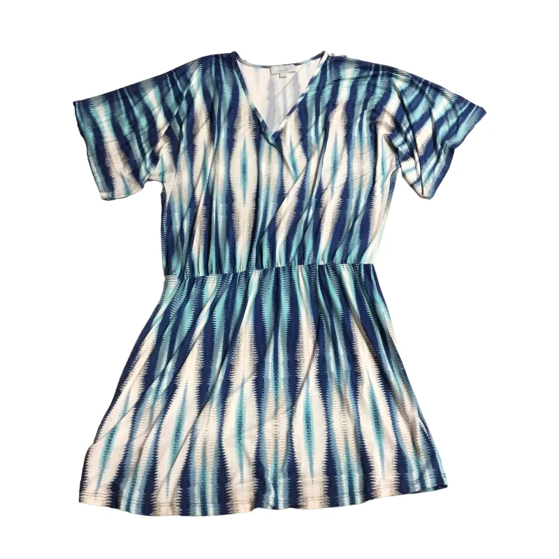 Dress Casual Short By Veronica M In Striped Pattern, Size: M