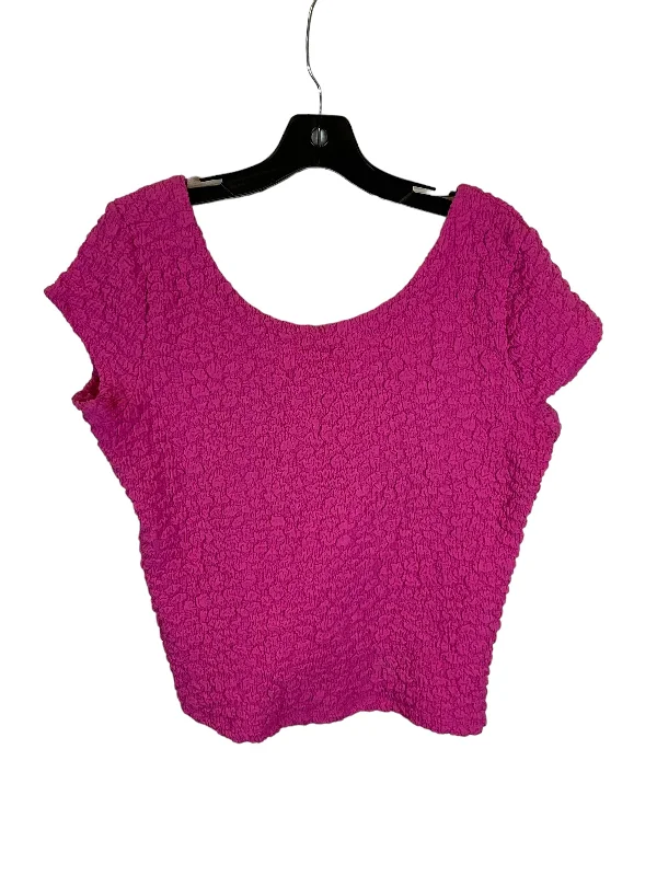 Pink Top Short Sleeve Maeve, Size M