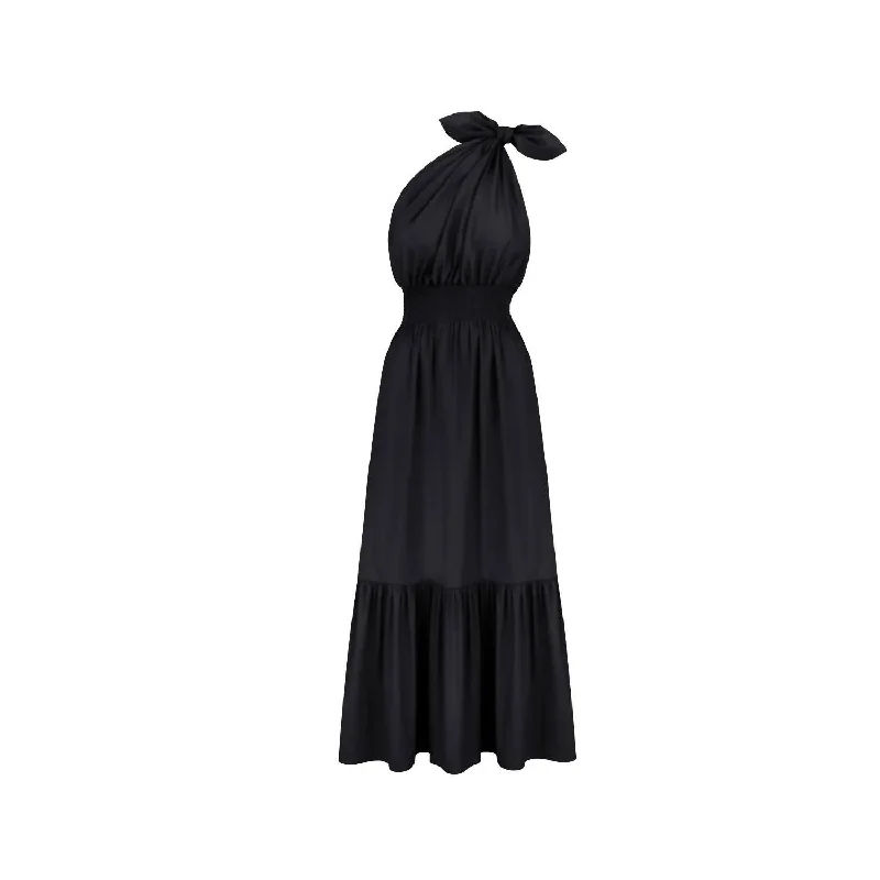 Demi Maxi Long Dress In Black