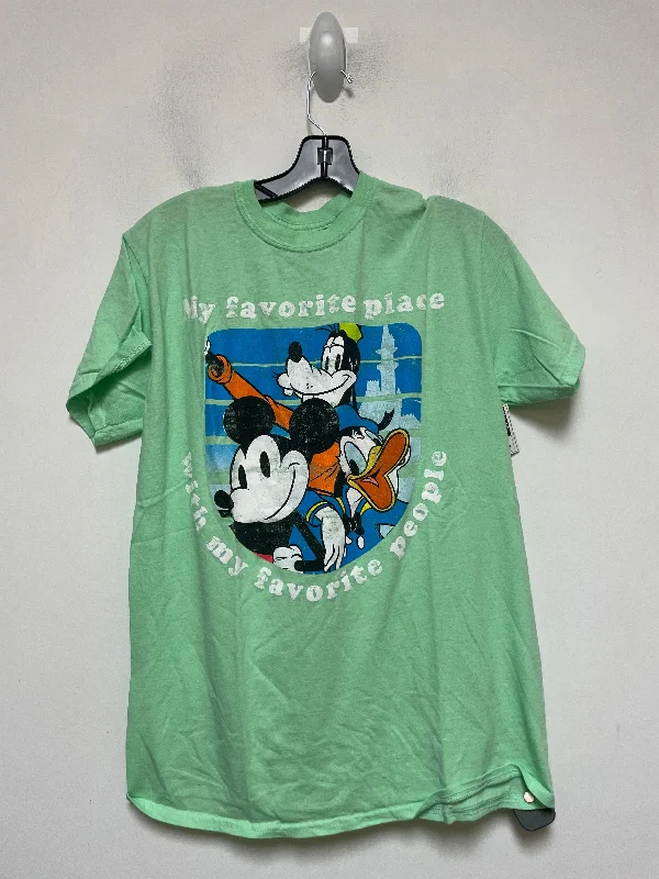 Green Top Short Sleeve Disney Store, Size M