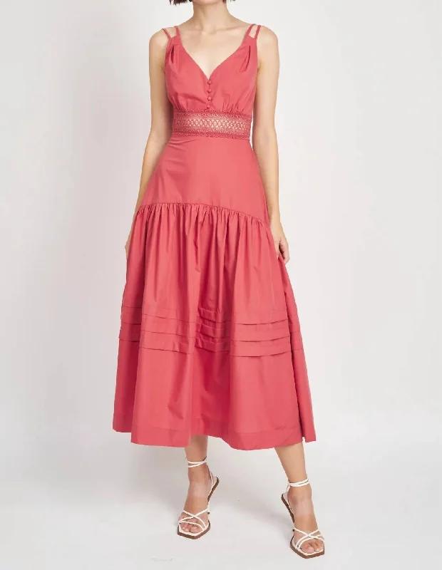 Julianna Maxi Dress In Red