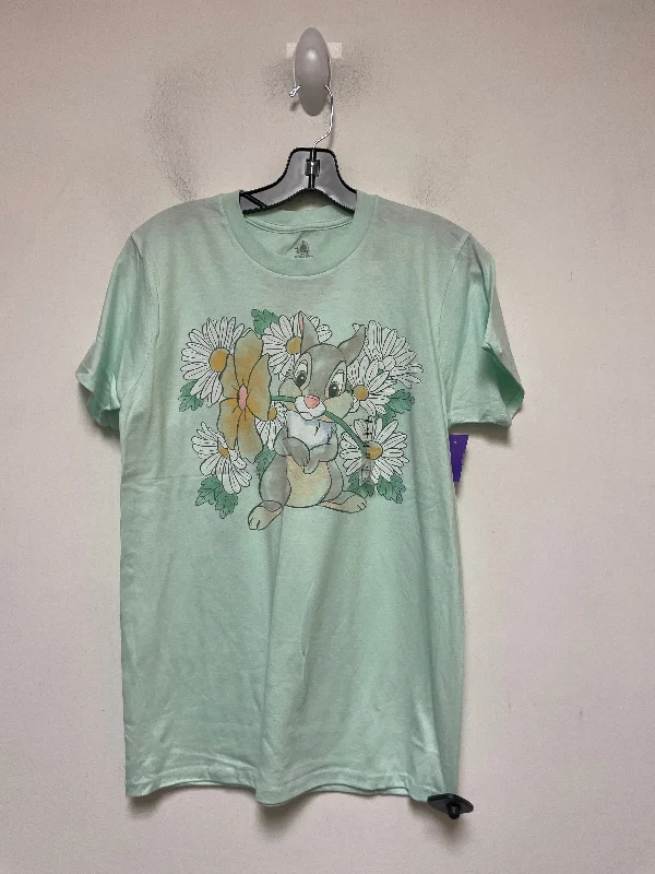 Teal Top Short Sleeve Basic Walt Disney, Size S