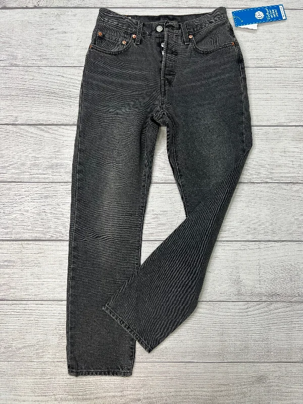 Black Jeans Straight Levis, Size 4