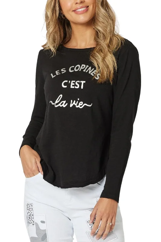 LES COPINES L/S TEE - 45293T