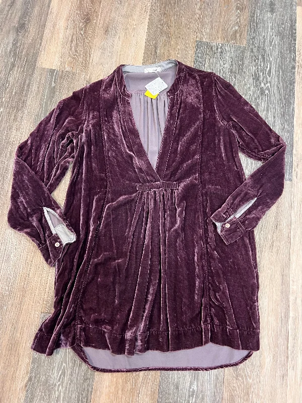 Tunic Dress By Free People In Purple, Size:Xs