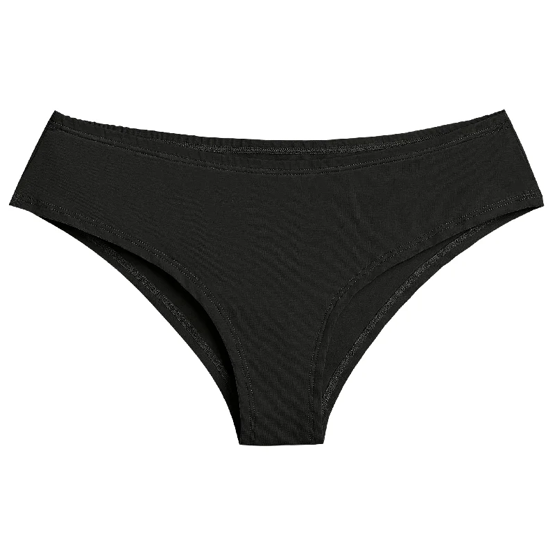 Jet Black Cheeky Panty