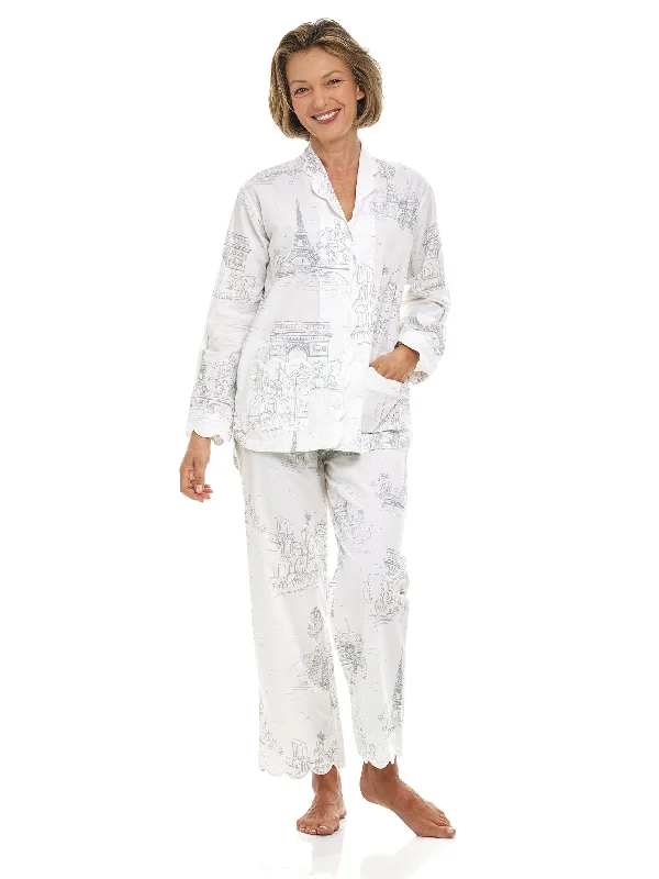 Paris Print Pajamas